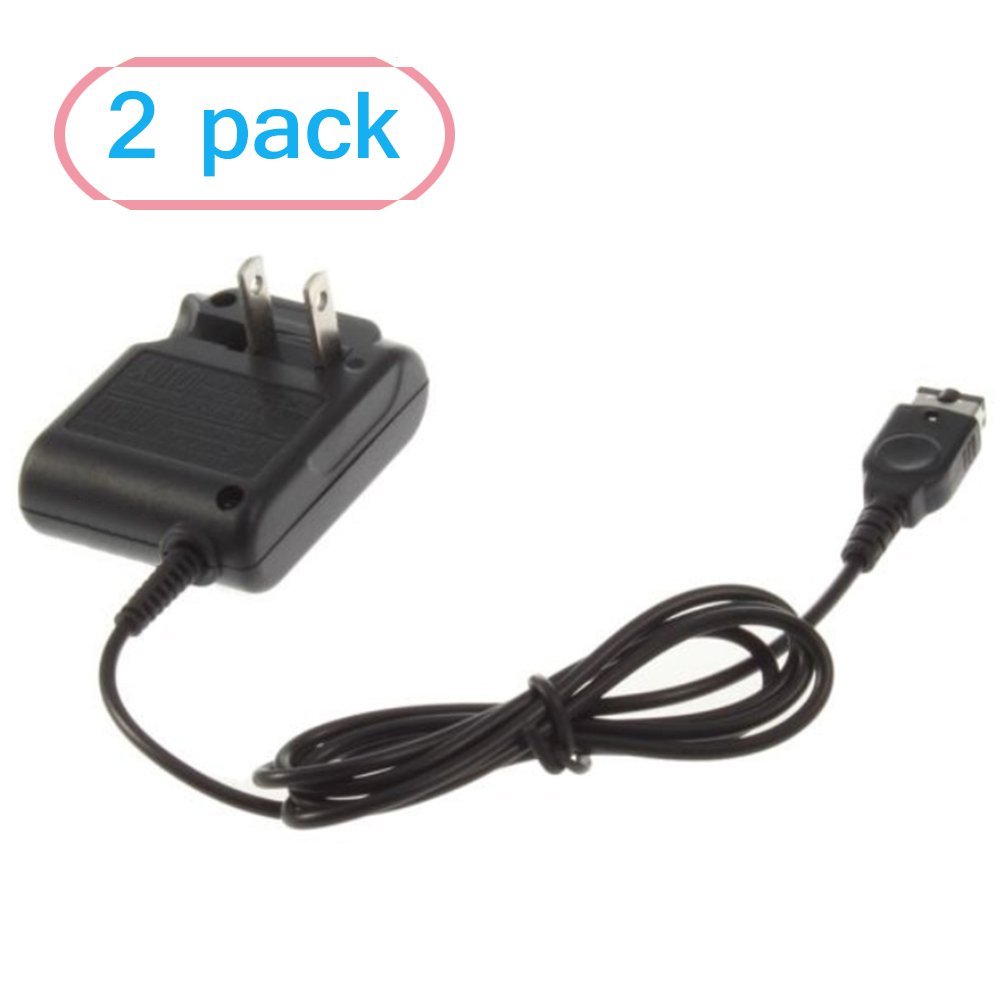 DTOL Wall Charger Game Adapter for Nintendo DS Gameboy DS Aavance SP (2 Pack)