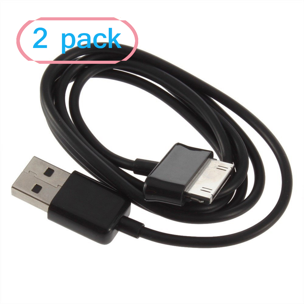 Generic For Samsung Galaxy Tablet PC USB Charging Cable & Sync Data Cable For Samsung Galaxy Tab 7-Inch, 8.9-Inch,10.1-Inch and Support P1000 Tab 2 P3100 P3110 P5100 Tab 3 P3200 P3210 Cable 2 Pack 