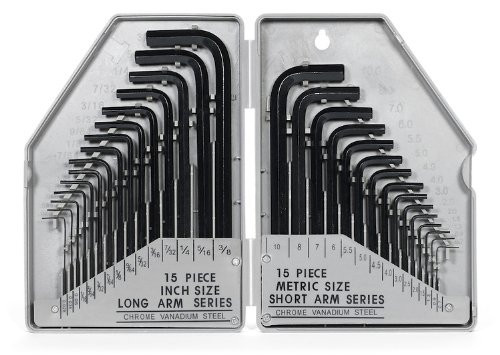 DTOL 30 Piece Hex Key Wrench Set - SAE/MM