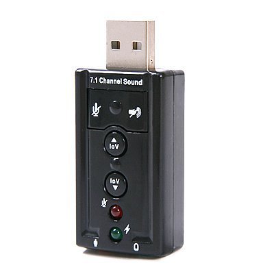 DTOL 7.1 Channel USB External Sound Card Audio Adapter