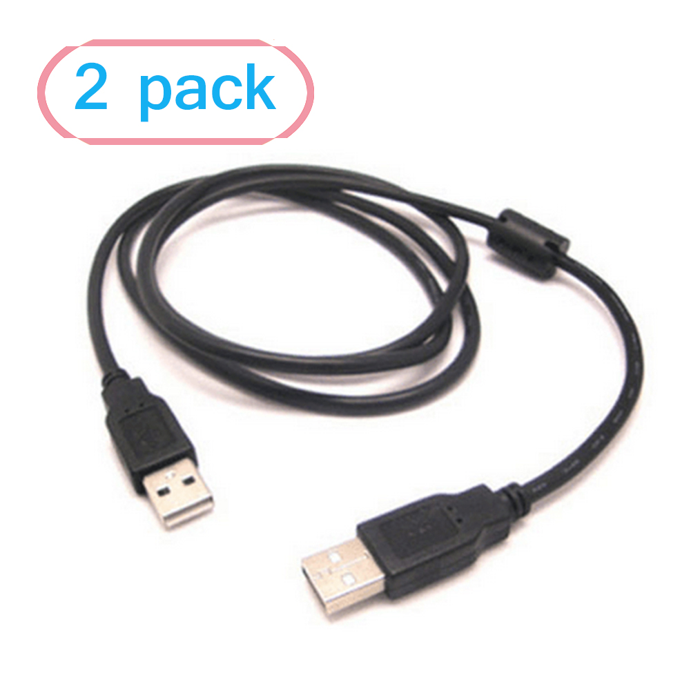 Cable USB 2.0 Male To USB 2.0 Male Cable about 5 Feet (2 Pack)
