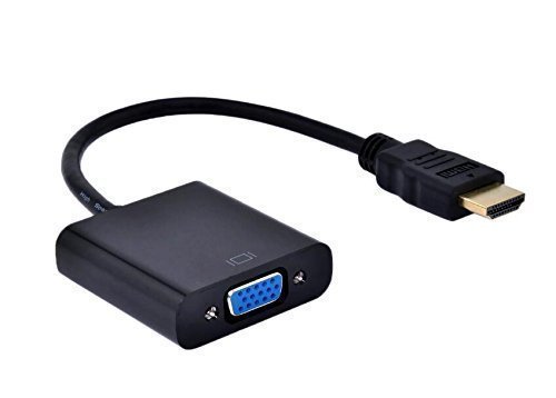 DTOL HDMI Input to VGA Adapter Converter For PC Laptop NoteBook HD DVD - Black