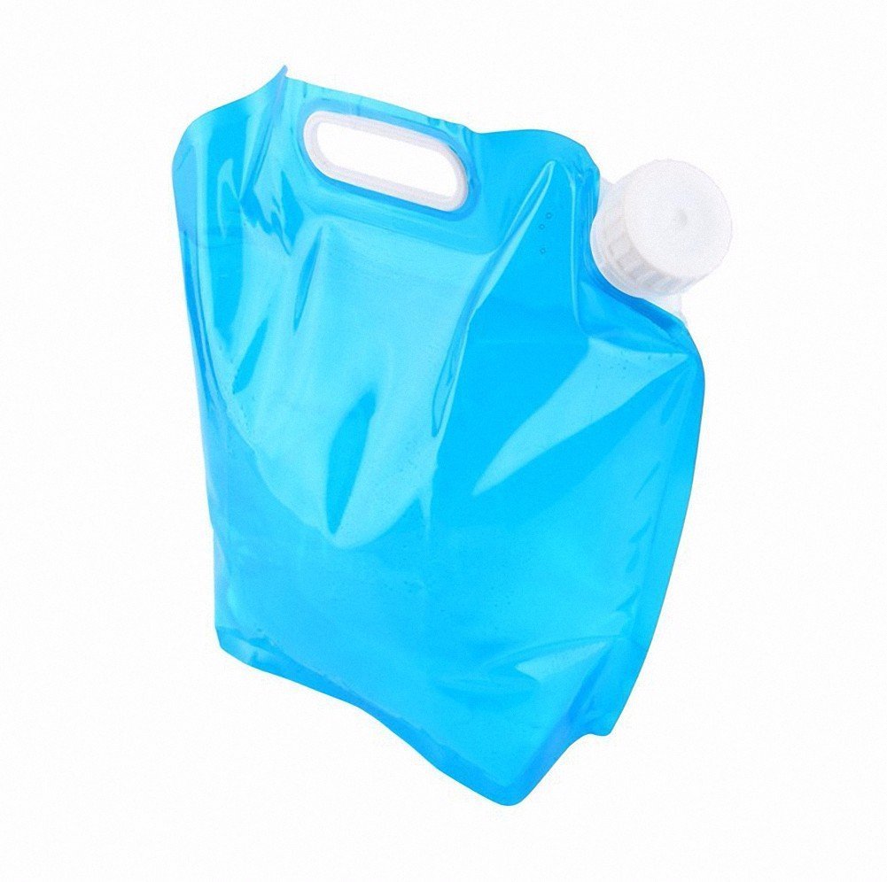 DTOL 5L Folding Drinking Water Container Storage Bag Pouch for Camping Hiking Picnic BBQ