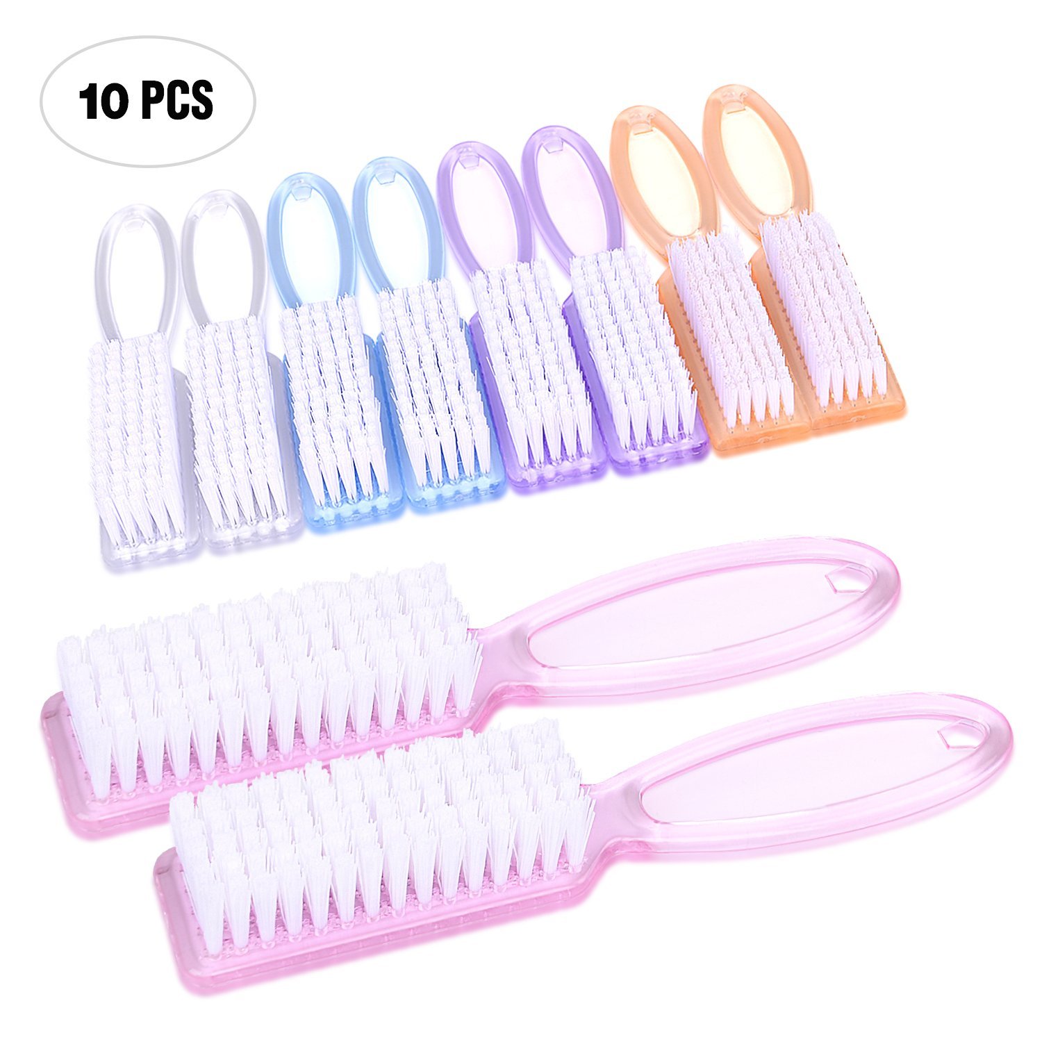 DTOL Pro Nail Scrub Brushes 10 pcs