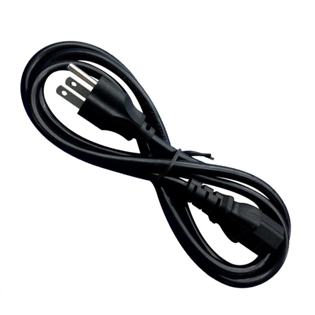 DTOL DTOL-SSHAO1292 Power Cable Universal Power Cord for Monitor, Desktop PC, TV, CPU & More Black (about 5 Feet, about 1.5 Meters)