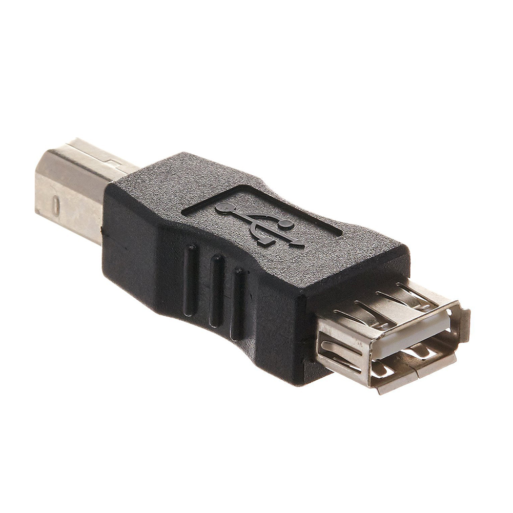 DTOL USB Type A Female to USB Type B Male Adapter (USB_A_F-USB_B_M) 5 Pack